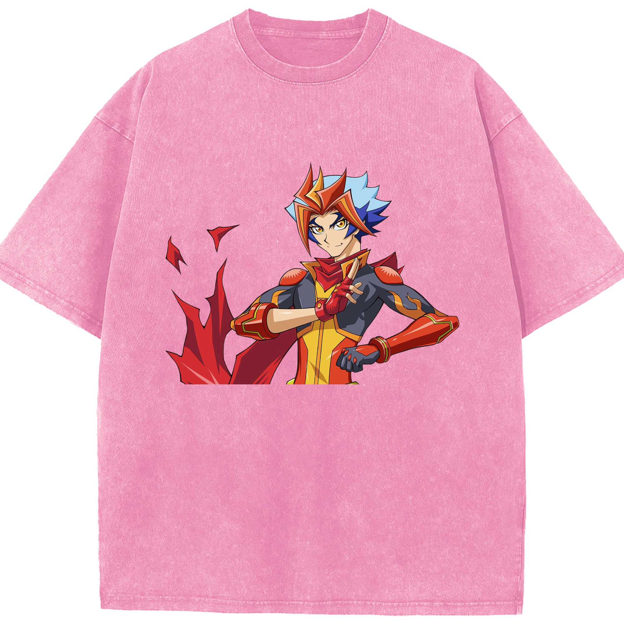 （画像用） 遊☆戯☆王 Yu-Gi-Oh! 綿100% ヴィンテージ風 半袖Tシャツ（フロントプリント）